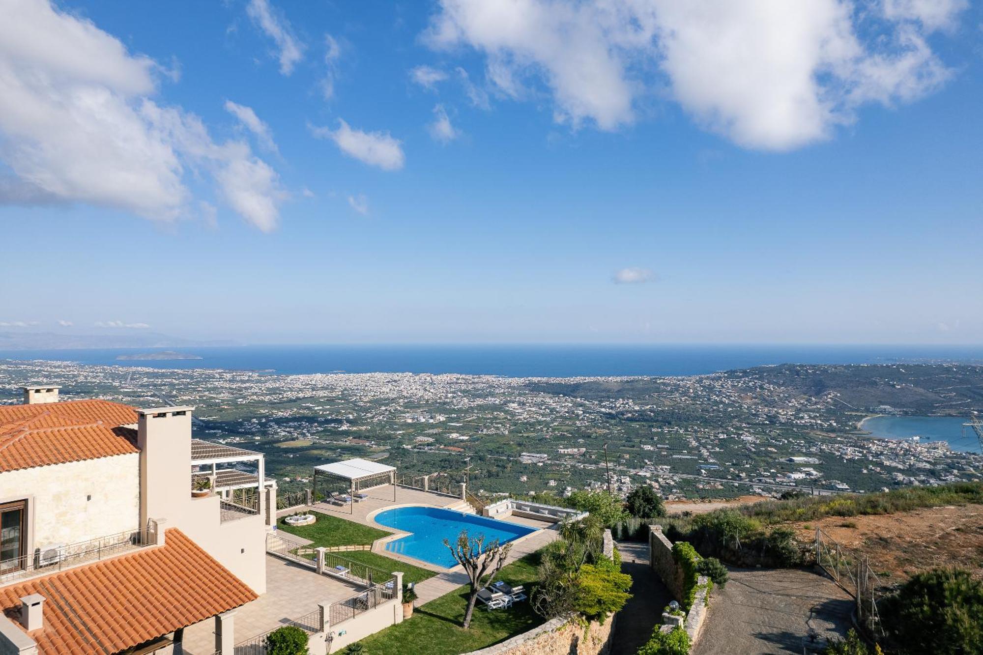 Villa Golden Hill Chania  Buitenkant foto